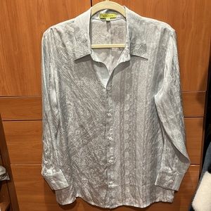 Tell Your Friends Paisley Silk Shirt